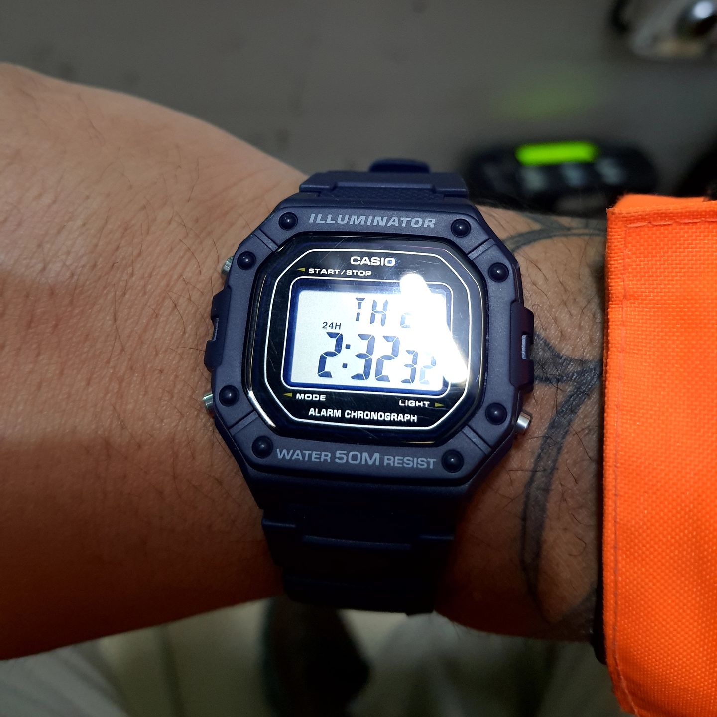 Customer photo review of Reloj Casio Vintage W-218H-2AVDF Azul