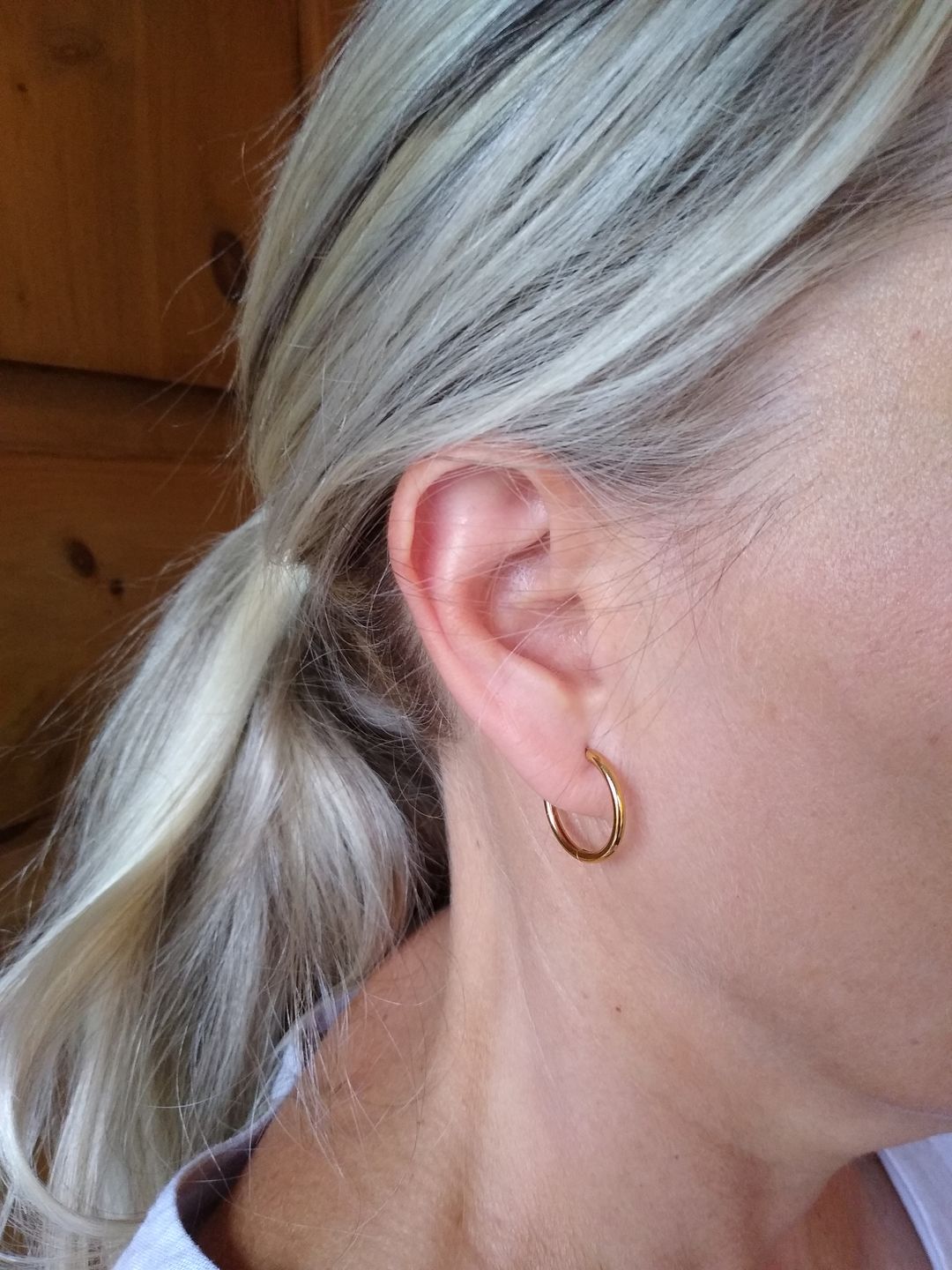 Customer photo review of Essential Earrings Small