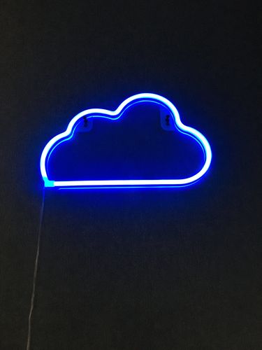 Customer photo review of 'There is a light that never goes out' neon sign