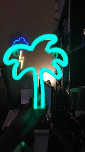 Customer photo review of 'There is a light that never goes out' neon sign