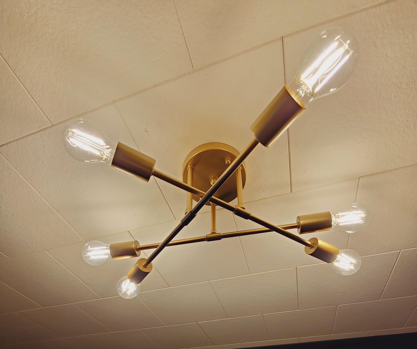 Customer photo review of 6-Light Semi Sputnik Lighting
