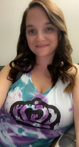 Customer photo review of Glory Days Apparel - GLORY-ous Drip Unisex Tank Top
