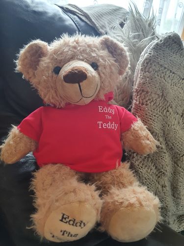 Customer photo review of Eddy The Teddy Bear