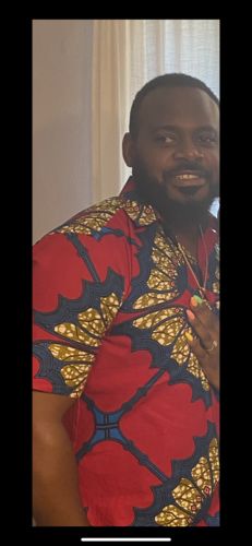 Customer photo review of AFRICAN GAMBA SHORT SLEEVE SHIRT
