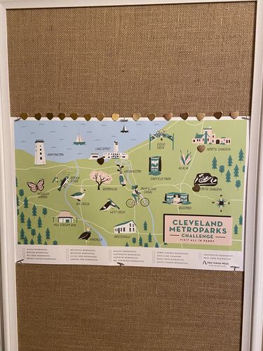 Customer photo review of Cleveland Metroparks Challenge Map