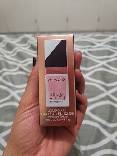 Customer photo review of O.TWO.O LIQUID BLUSH