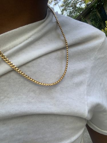 Customer photo review of Gold Unbreakable Cuban (4mm)