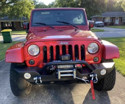Customer photo review of Rock Crawler Front Bumpers for 07-18 Jeep Wrangler JK/ JKU