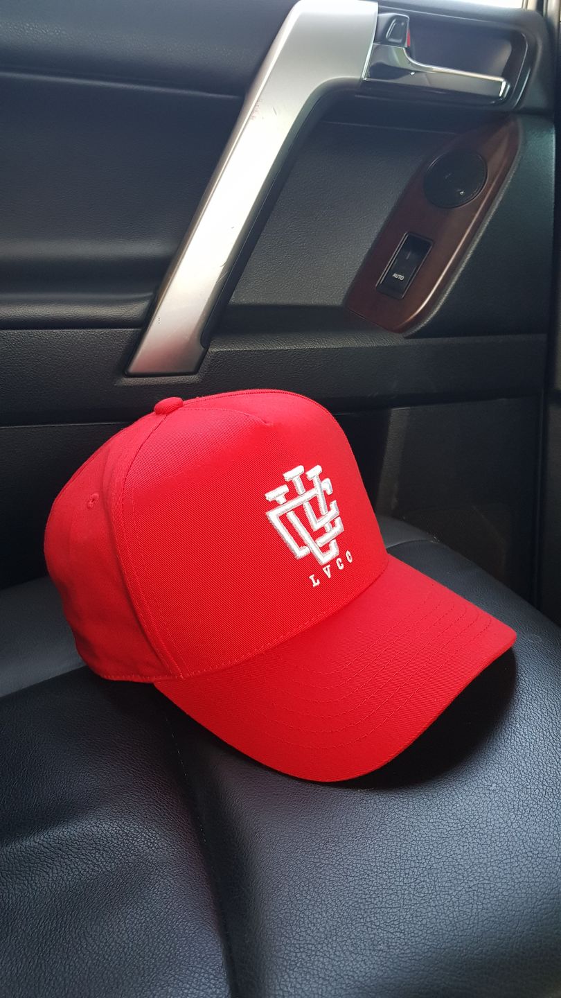 Customer photo review of Blood Red LVCO A-Frame Snapback