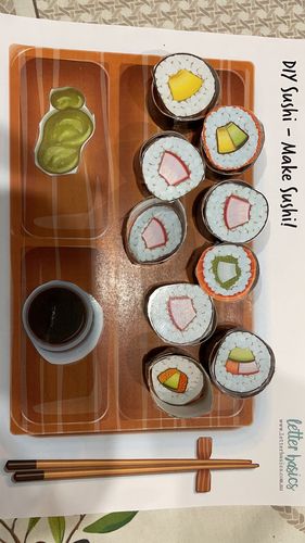 Customer photo review of Sushi Play Dough Play Pack for 2-6yo