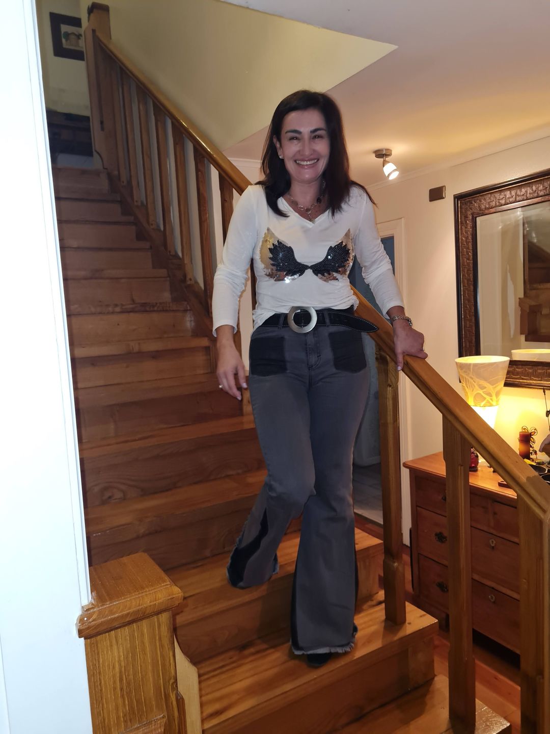 Customer photo review of JEANS ADA gris
