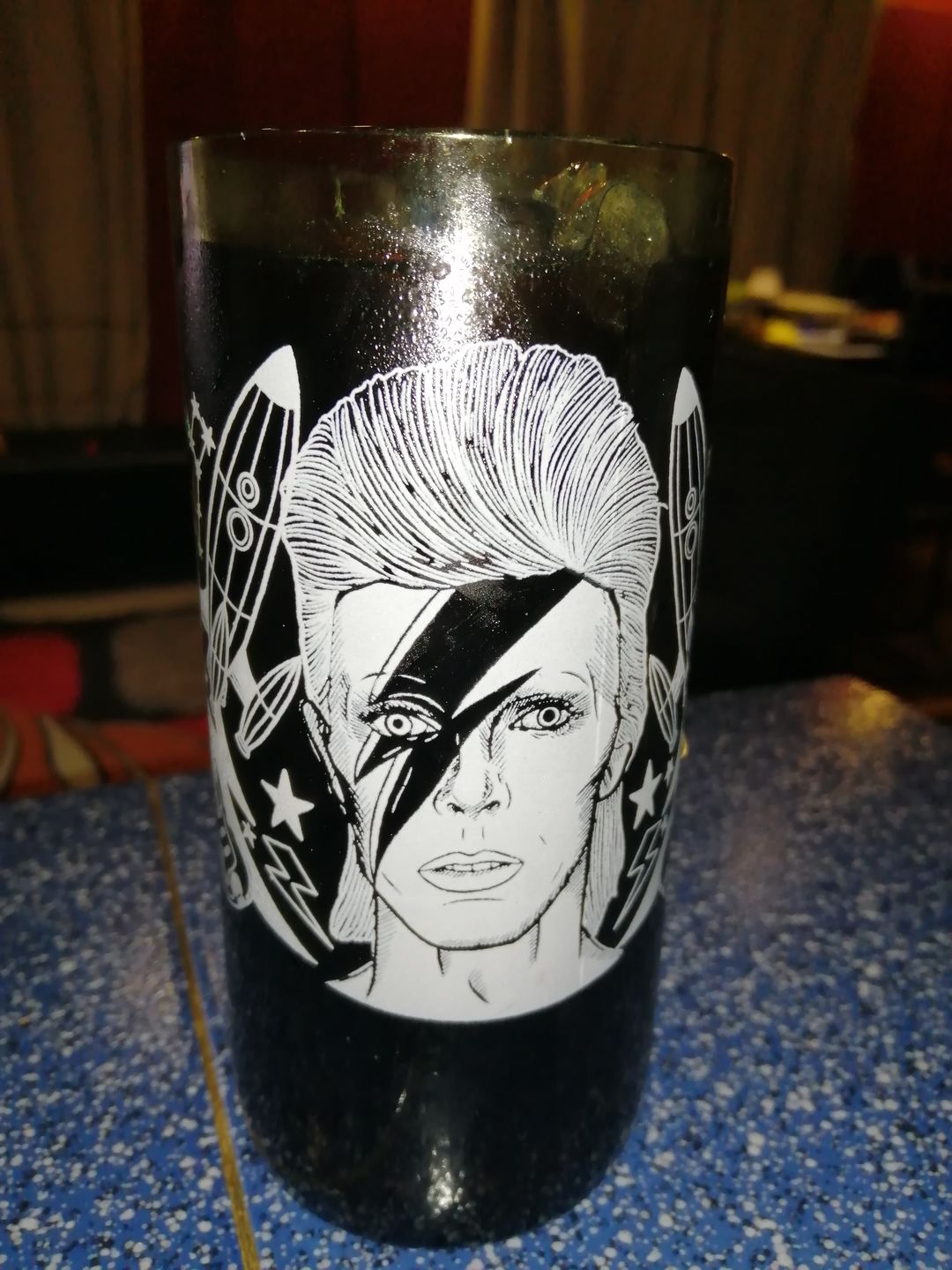 Customer photo review of Vasos Rockstar Juego de 6 Vasos