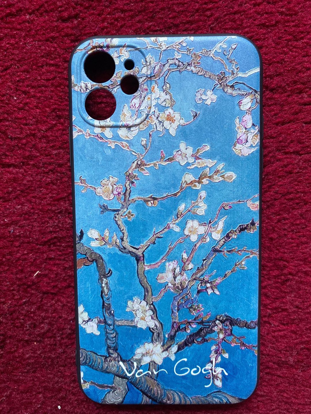 Customer photo review of Van gogh embossed iPhone cases