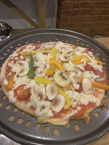 Customer photo review of Pizza Box Kit (2 Pizzas)