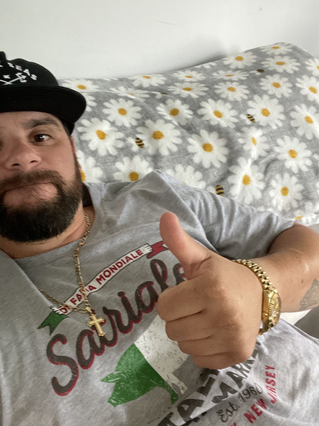 Customer photo review of Di Fama Mondiale Satriale's Men's/Unisex Super Soft Tee