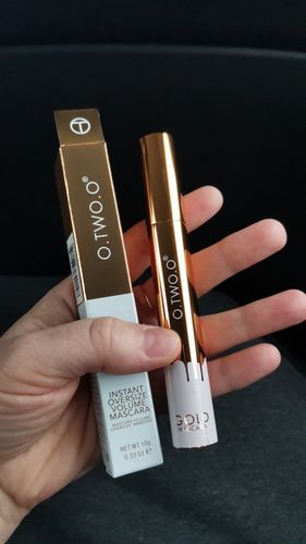 Customer photo review of O.TWO.O GOLD MASCARA