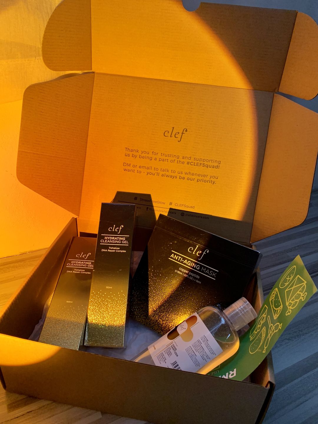 Customer photo review of CLEF Anti-Aging Cleansing Gel