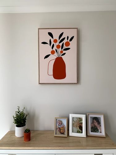 Customer photo review of Day in the Lift, Abstract Art, Style B