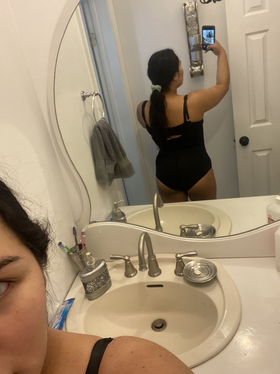 Customer photo review of Smoothing Bodysuit with Brief 8051
