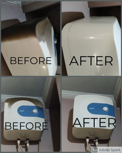 Customer photo review of Household Hard Stains Spray+ Wipe