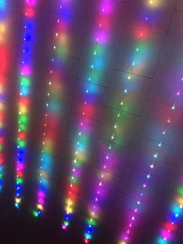 Customer photo review of DormVibes Color Changing Ceiling Lights