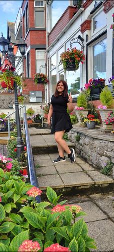 Customer photo review of Flattering Floaty Lucy Shorts - Black