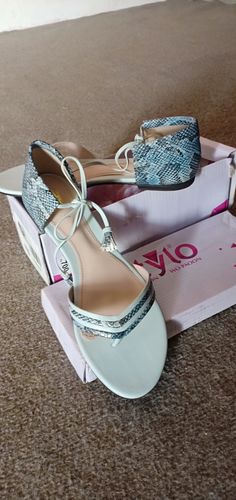 Customer photo review of Sky Blue Color Formal Sandal FR4335