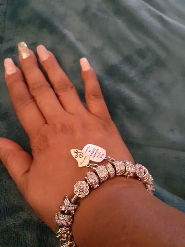 Customer photo review of Sisters Infinite Love Bracelets