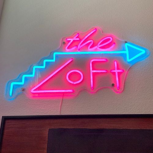 Customer photo review of 'There is a light that never goes out' neon sign