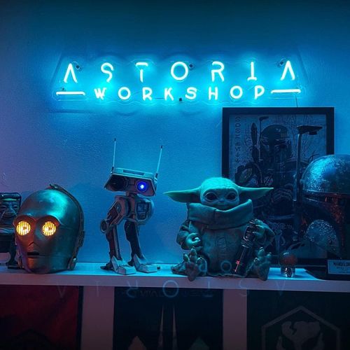 Customer photo review of 'There is a light that never goes out' neon sign