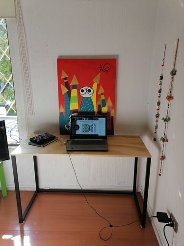 Customer photo review of Escritorio MIMA 120 x 50 Negro