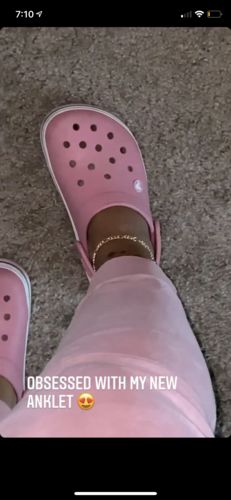 Customer photo review of Figaro Anklet