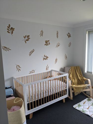 Customer photo review of Autumn Leaves Decal Set