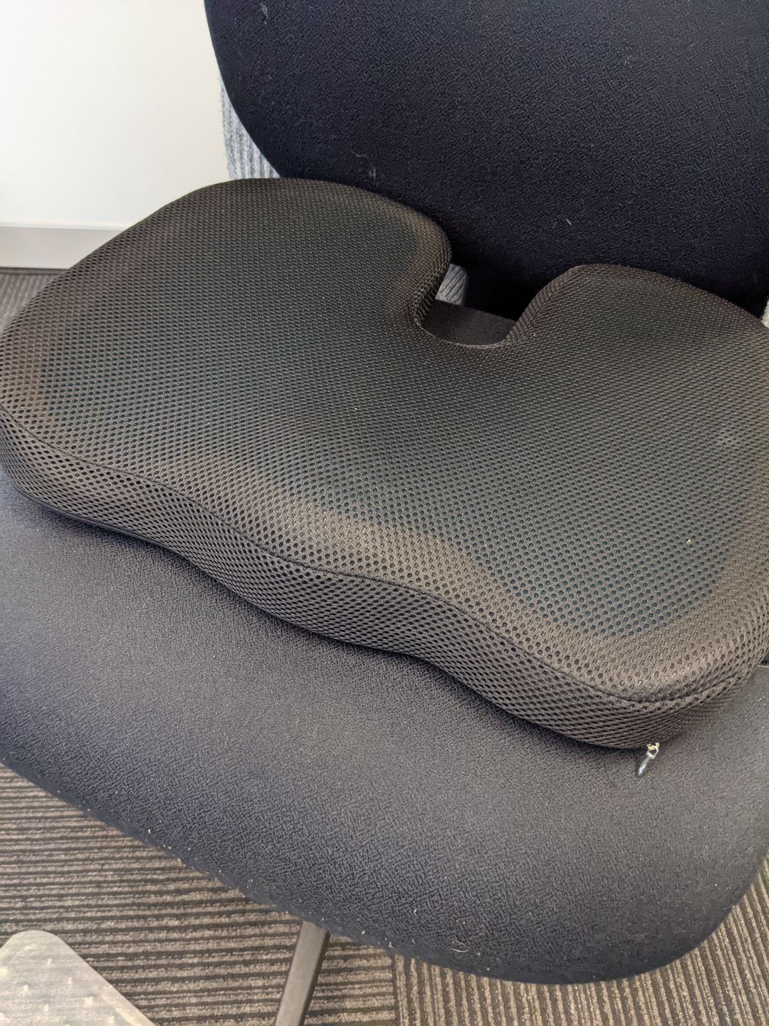 Customer photo review of Memory Foam Seat Cushion
