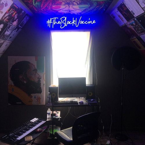 Customer photo review of 'There is a light that never goes out' neon sign