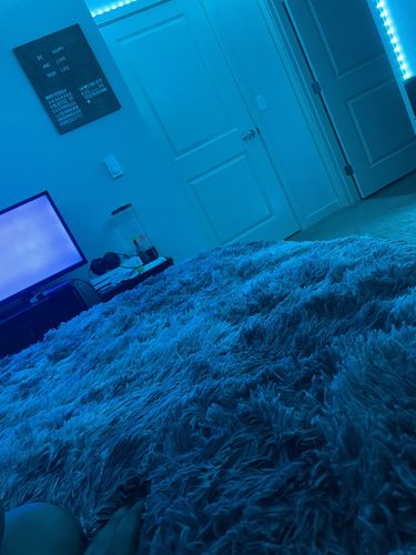 Customer photo review of Pluffy™ Tie-Dyed Bed Set