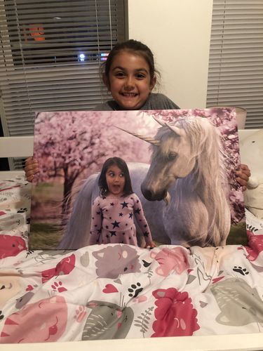 Customer photo review of Pink Unicorn