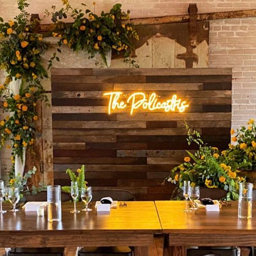 Customer photo review of 'There is a light that never goes out' neon sign