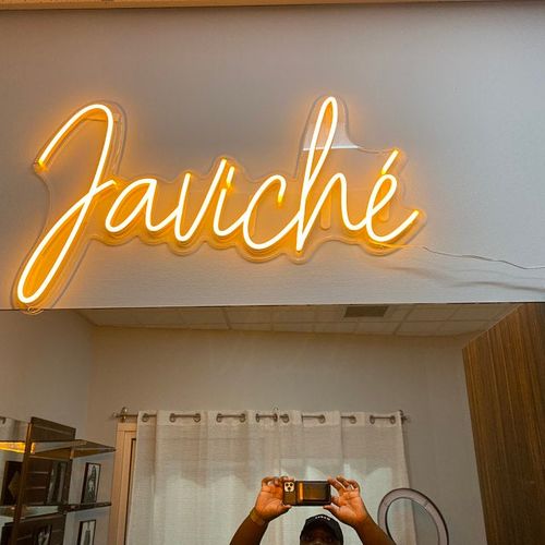 Customer photo review of 'There is a light that never goes out' neon sign