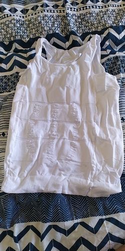 Customer photo review of Men's summer tummy tuck vest