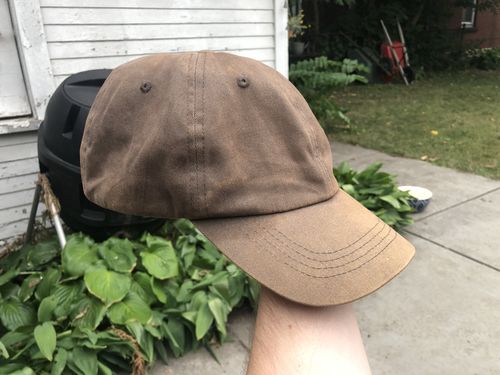 Customer photo review of Big Grey Dad Hat