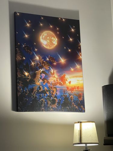 Customer photo review of Sunflowers Canvas Set