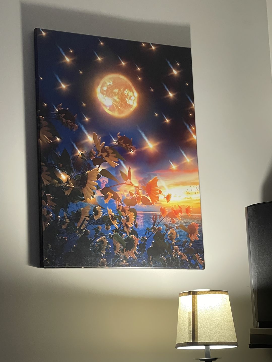 Customer photo review of Sunflowers Canvas Set
