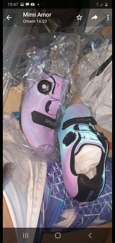 Customer photo review of 🔥Free Shipping-Road Cycling Shoe Man Woman Non-slip Mountain Bike Footwear Indoor bicycle Shoe Bottom with lock