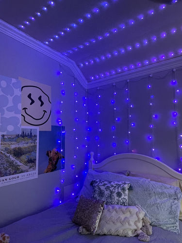 Customer photo review of DormVibes Color Changing Ceiling Lights
