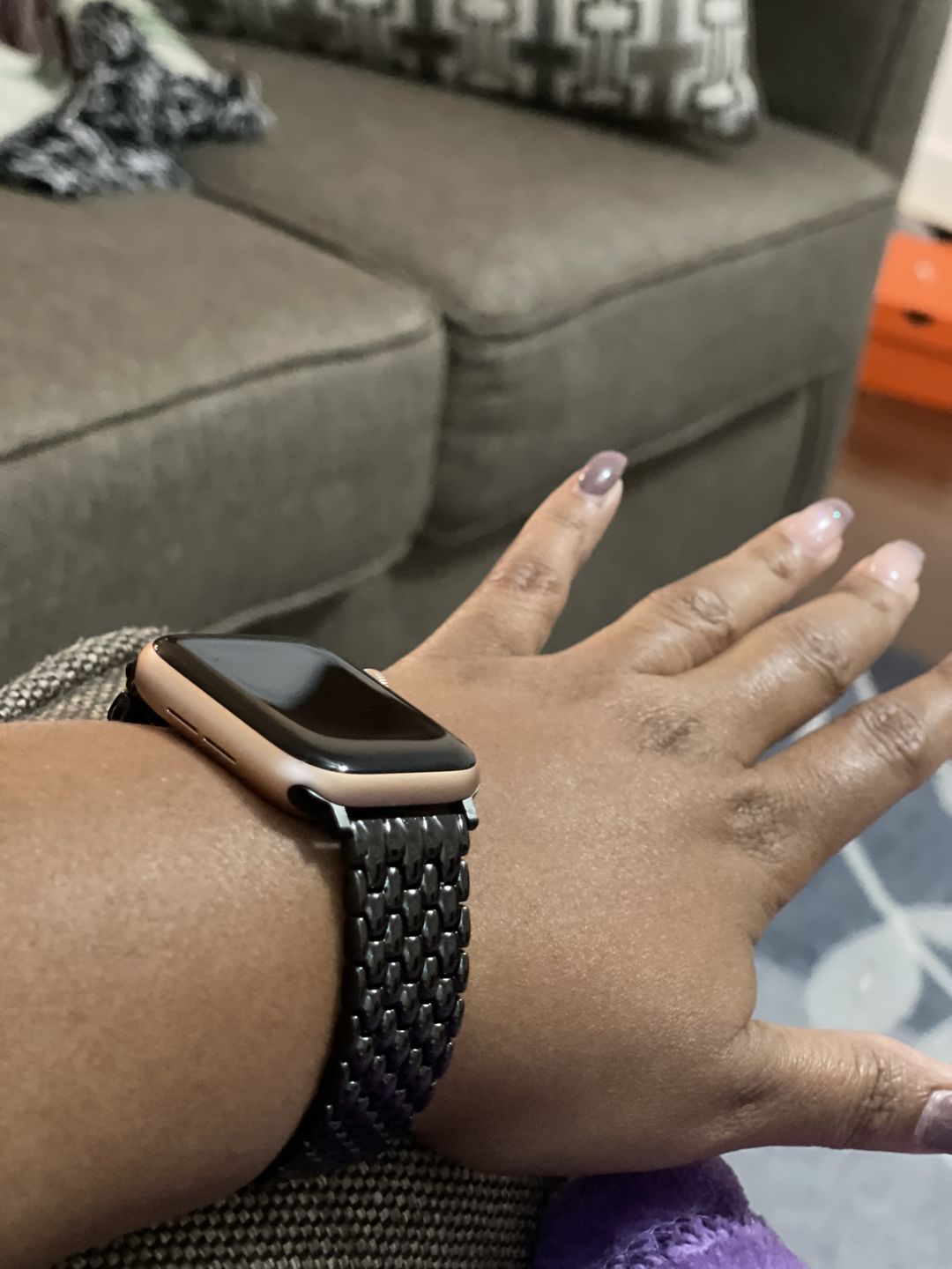 Customer photo review of Arya Stainless Strap (4 Colours)