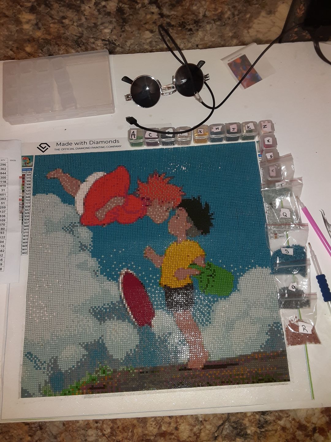Customer photo review of Your Advanced Custom Diamond Painting Kit - Premium Quality