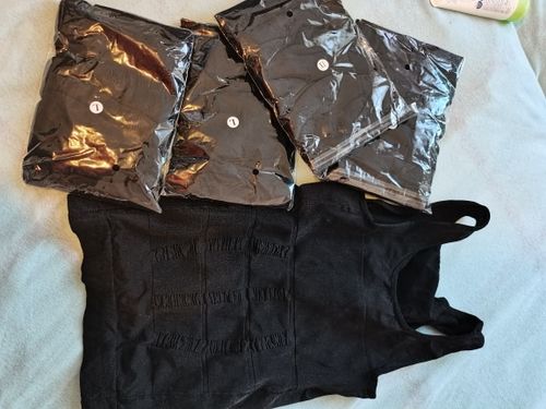 Customer photo review of Men's summer tummy tuck vest