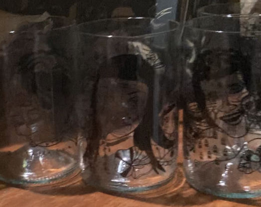 Customer photo review of Brindemos por EllosJuego de 4 Vasos