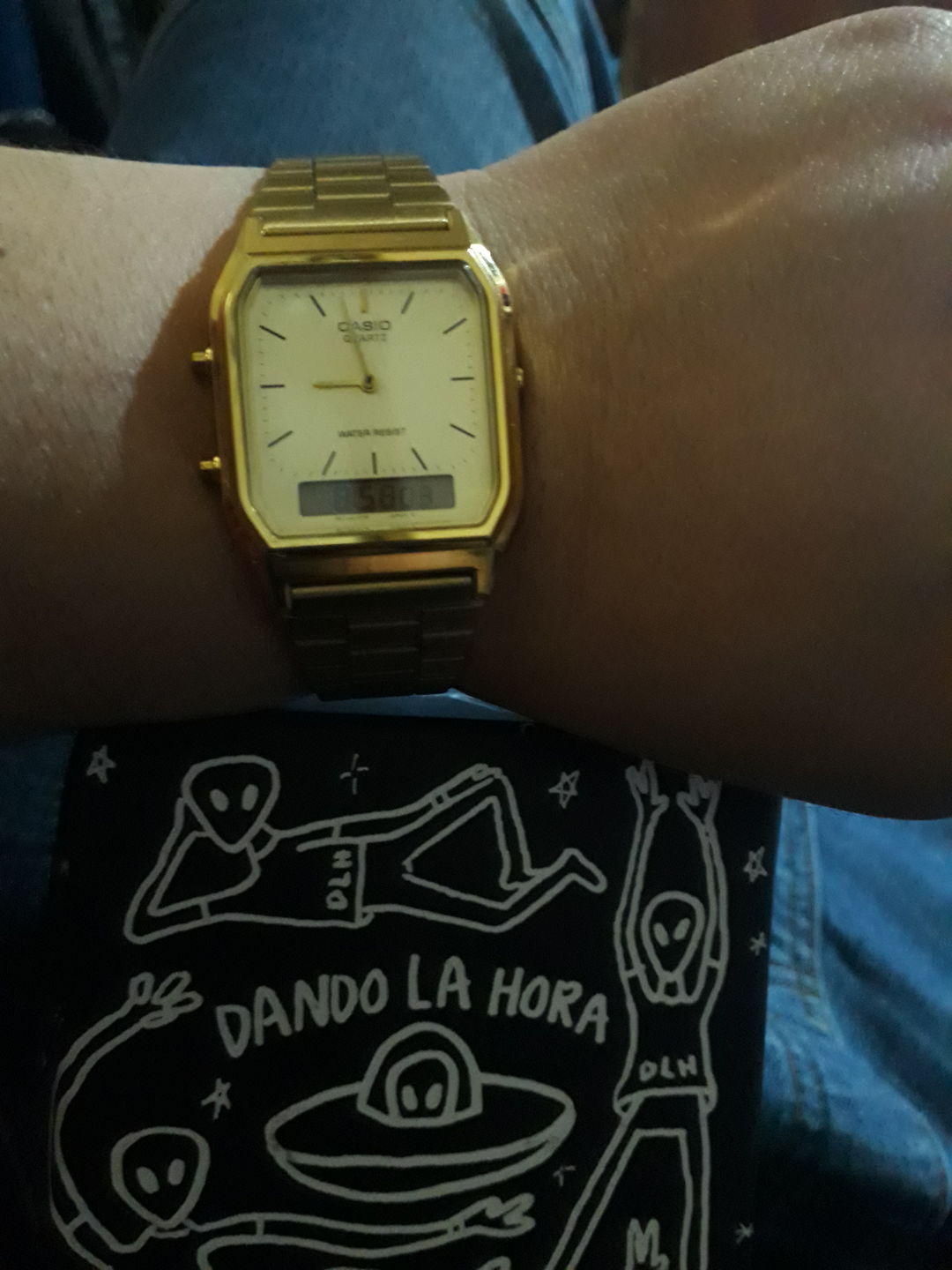 Customer photo review of Reloj Casio Vintage AQ-230GA-9DMQ Dorado